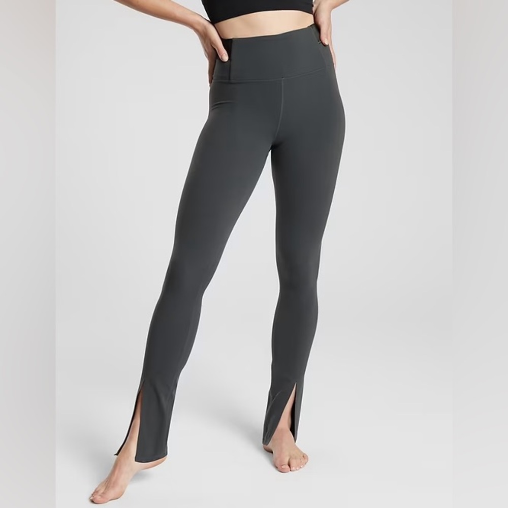 Athleta Black Aura Split Pants